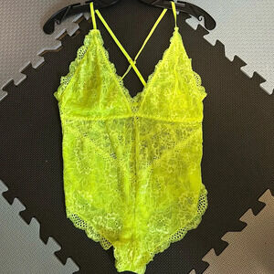 SHEIN Neon Nighty with snap crotch and adjustable straps Size Medium